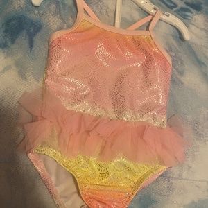 Multicolored One Piece Swimsuit